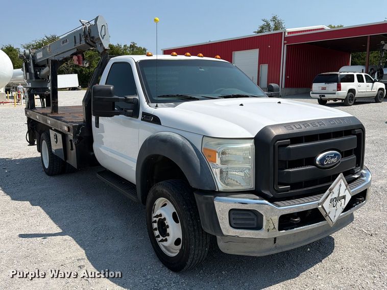 image for item FN2546 2012 Ford F550 Super Duty flatbed truck