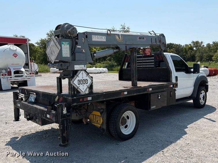 image for item FN2546 2012 Ford F550 Super Duty flatbed truck