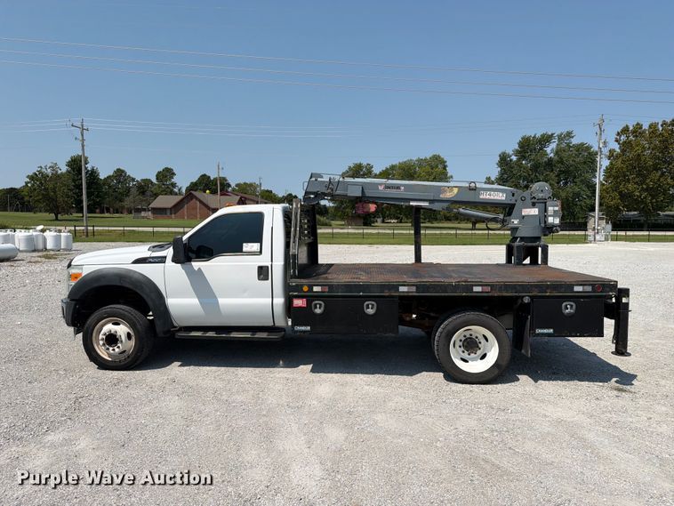 image for item FN2546 2012 Ford F550 Super Duty flatbed truck