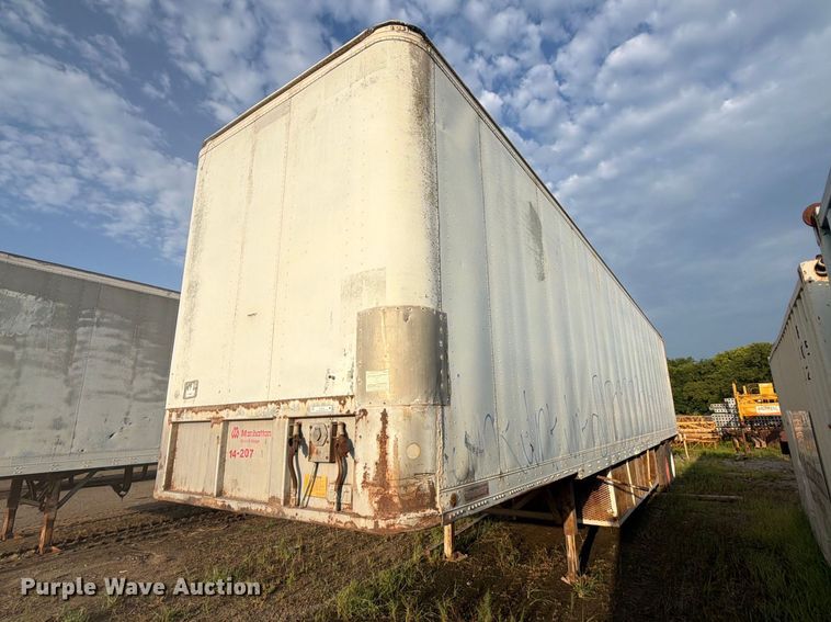 1981 Fruehauf FB-X-F-45LS dry van trailer