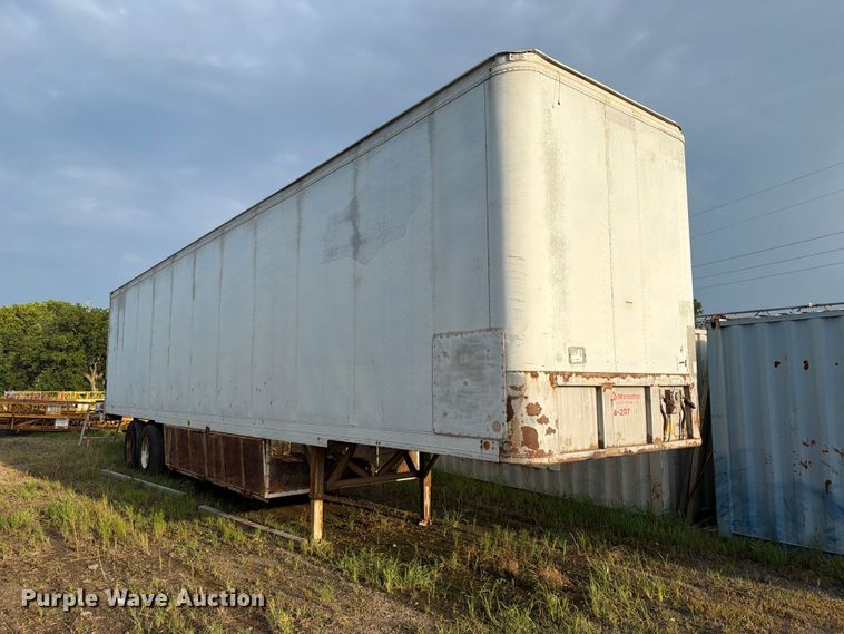 image for item FU1018 1981 Fruehauf FB-X-F-45LS dry van trailer