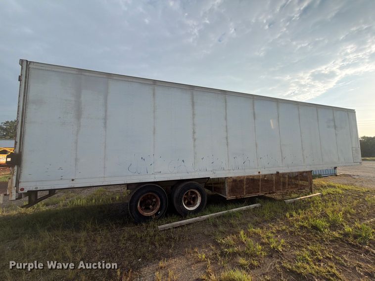image for item FU1018 1981 Fruehauf FB-X-F-45LS dry van trailer