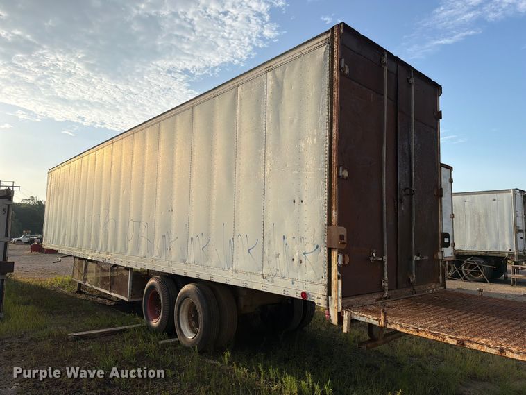 image for item FU1018 1981 Fruehauf FB-X-F-45LS dry van trailer