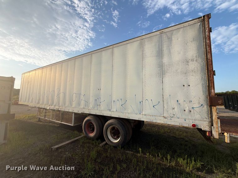 image for item FU1018 1981 Fruehauf FB-X-F-45LS dry van trailer
