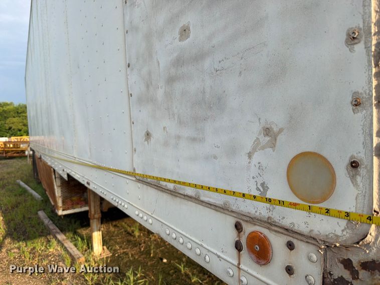 image for item FU1018 1981 Fruehauf FB-X-F-45LS dry van trailer