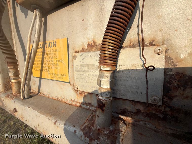 image for item FU1018 1981 Fruehauf FB-X-F-45LS dry van trailer
