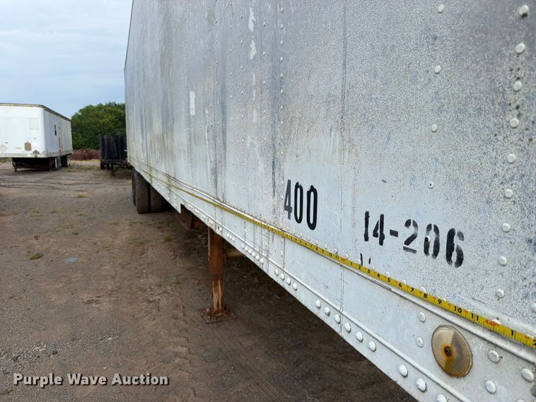 image for item FU1020 1980 Fruehauf dry van trailer