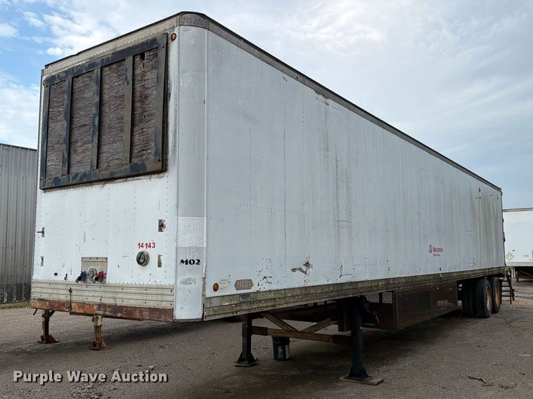 1986 Utility VS2R dry van trailer