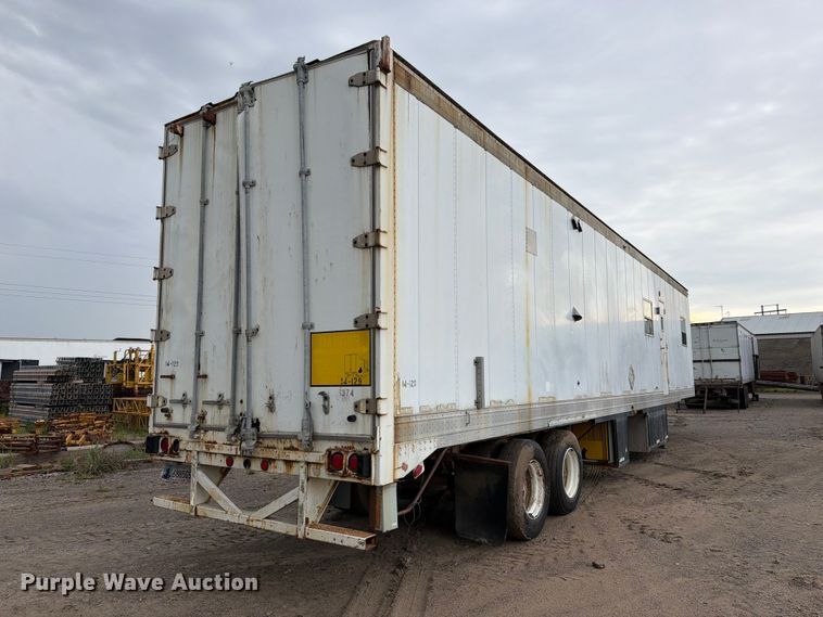 image for item FU1023 1993 Great Dane 7911TJ dry van office trailer