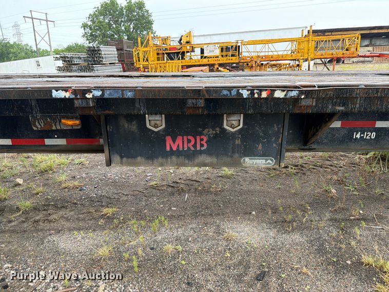 image for item FU1024 1989 Utility Trailer Manufacturer FS2CH5 flatbed trailer