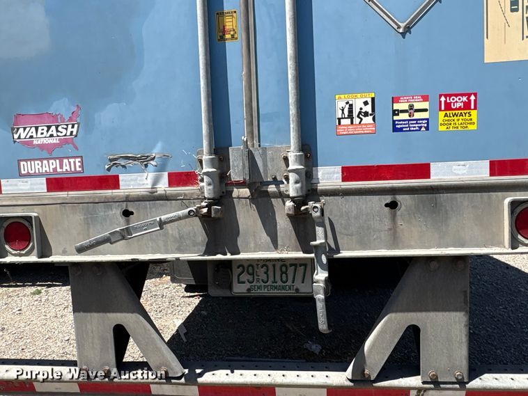 image for item YA3756 2015 Wabash  dry van trailer