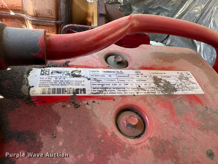 image for item YA4063 2020 International MV607 box truck