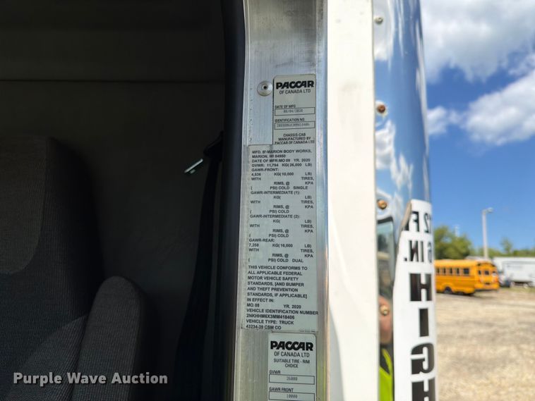 image for item YA4505 2021 Kenworth T3 Series box truck