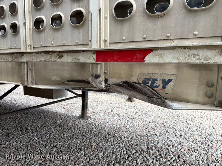 image for item YA4569 2016 EBY Trans Pork livestock trailer