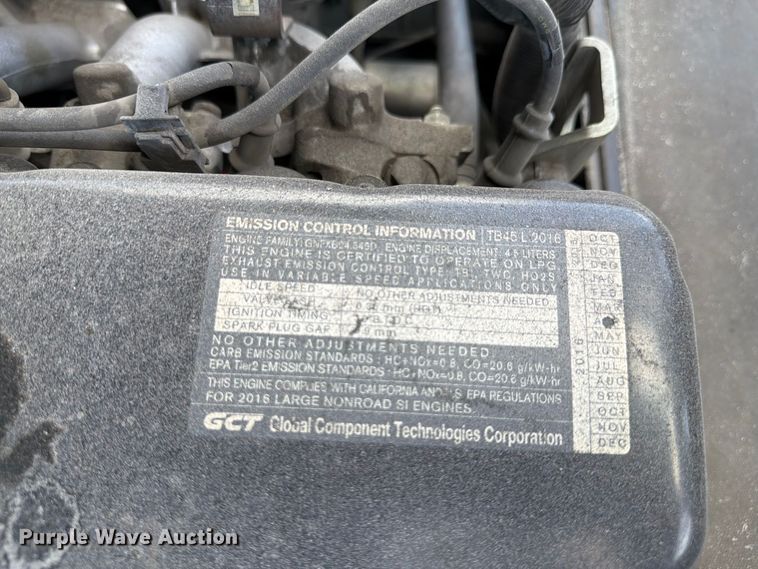image for item DV7297 2016 UniCarriers PF80YLP forklift