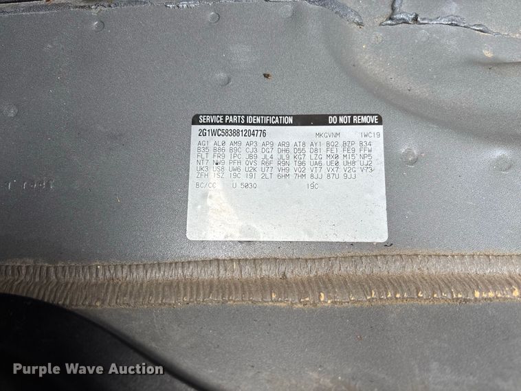 image for item DZ4544 2008 Chevrolet Impala 