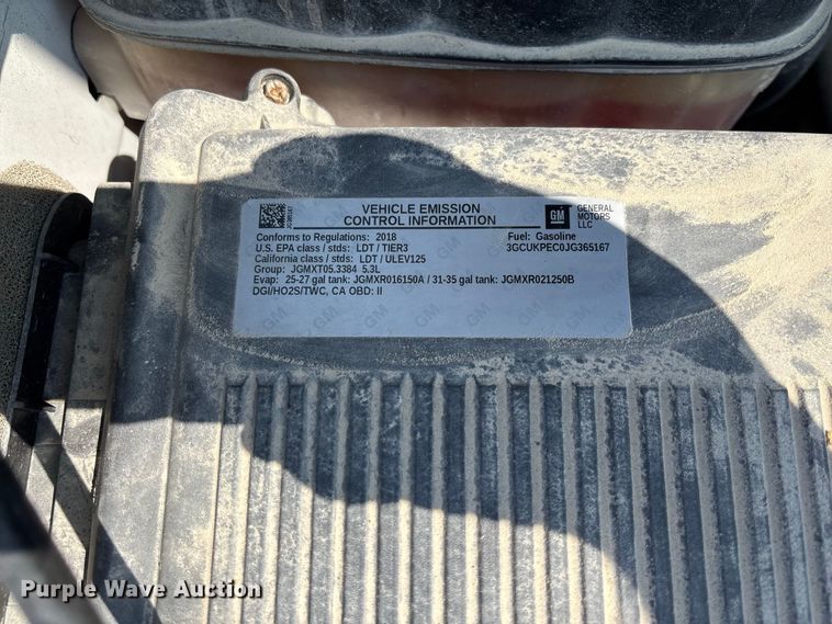 image for item DZ4571 2018 Chevrolet Silverado 1500 Crew Cab pickup truck