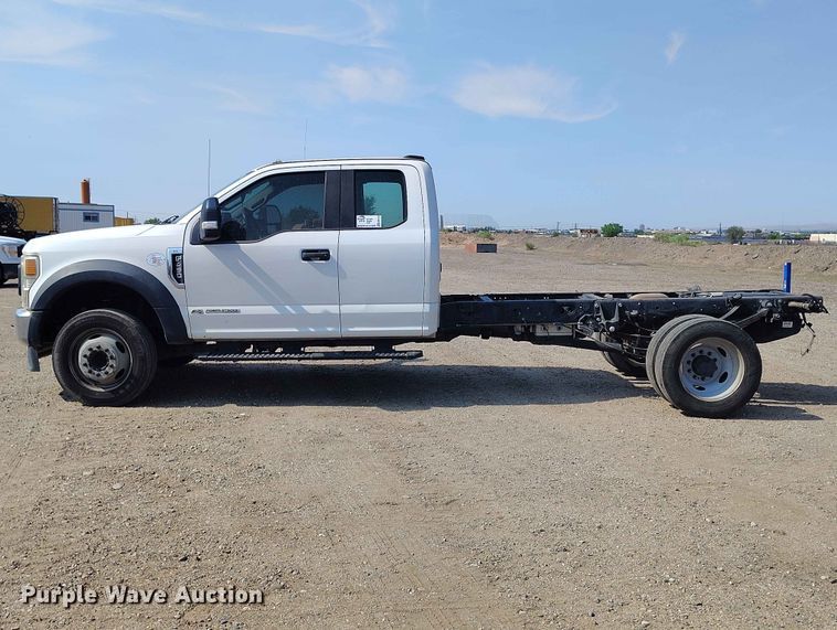 image for item ED0159 2020 Ford F450 Ext. Cab truck cab and chassis