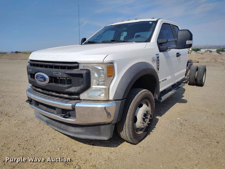 image for item ED0159 2020 Ford F450 Ext. Cab truck cab and chassis