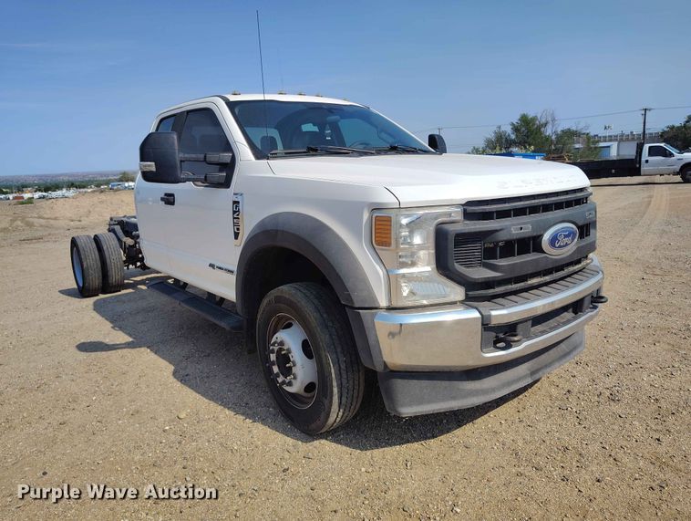 image for item ED0159 2020 Ford F450 Ext. Cab truck cab and chassis