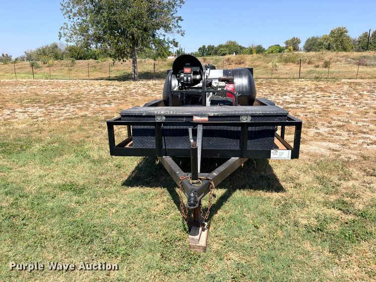 image for item ED5470 2003 Shop Built hot pressure washer trailer