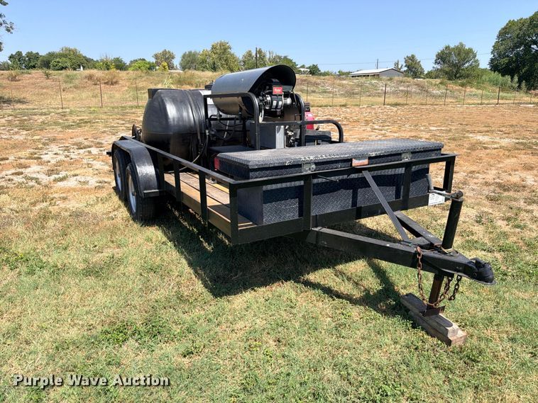 image for item ED5470 2003 Shop Built hot pressure washer trailer