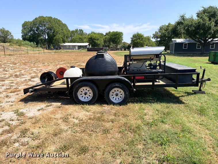 image for item ED5470 2003 Shop Built hot pressure washer trailer