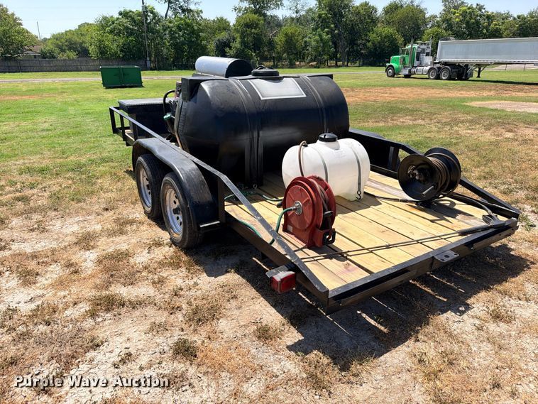 image for item ED5470 2003 Shop Built hot pressure washer trailer