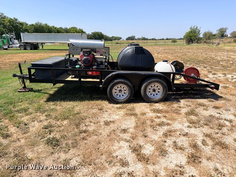 image for item ED5470 2003 Shop Built hot pressure washer trailer
