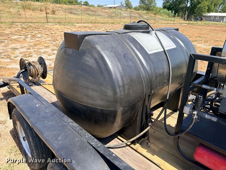 image for item ED5470 2003 Shop Built hot pressure washer trailer