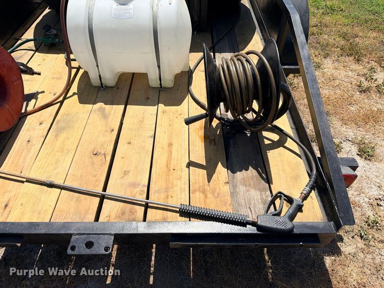 image for item ED5470 2003 Shop Built hot pressure washer trailer