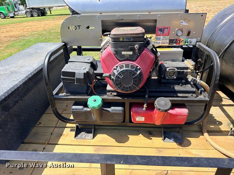 image for item ED5470 2003 Shop Built hot pressure washer trailer