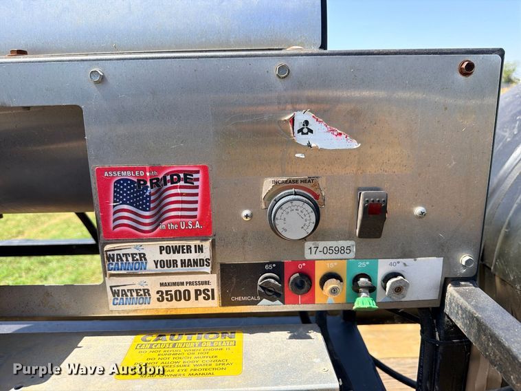 image for item ED5470 2003 Shop Built hot pressure washer trailer