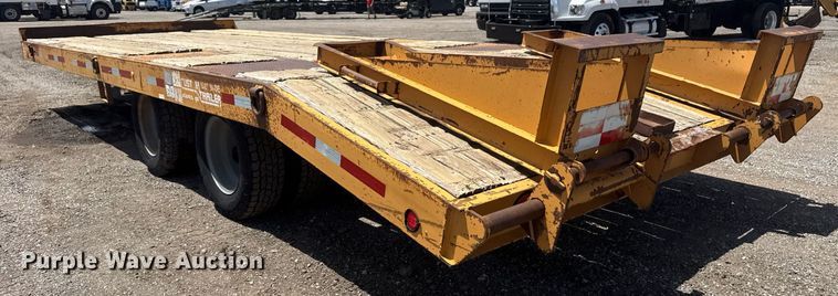 image for item EG5951 1998 Custom Weld Trailers equipment trailer