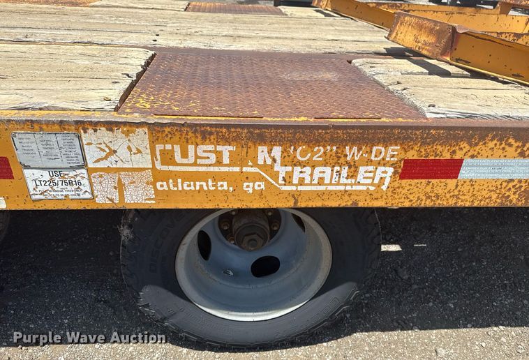 image for item EG5951 1998 Custom Weld Trailers equipment trailer