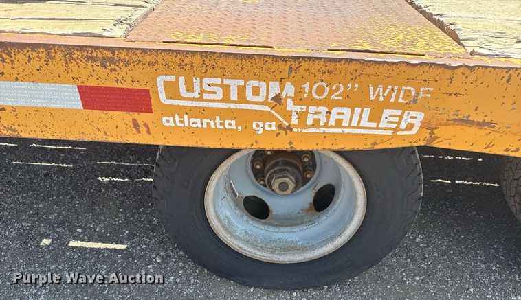image for item EG5951 1998 Custom Weld Trailers equipment trailer