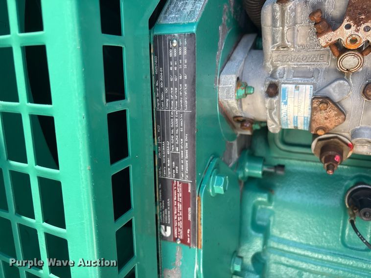 image for item EG9207 Cummins Onan QuietSite II generator