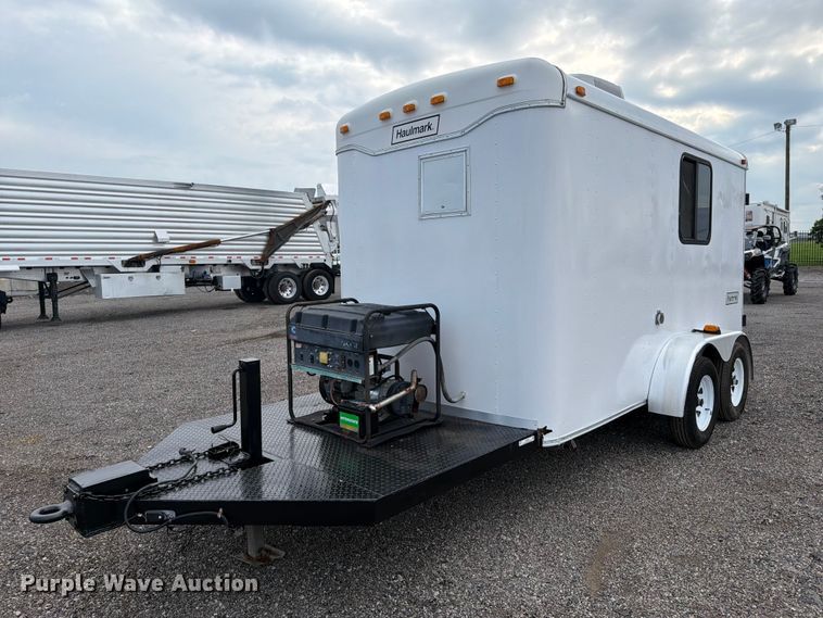 Haulmark fiber optic splicing trailer