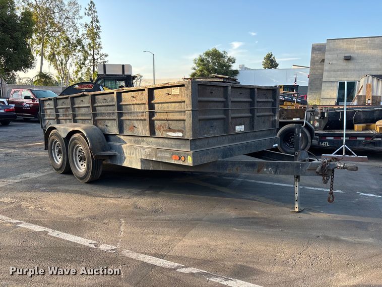 image for item EL2587 2018 Carson Trailer dump trailer