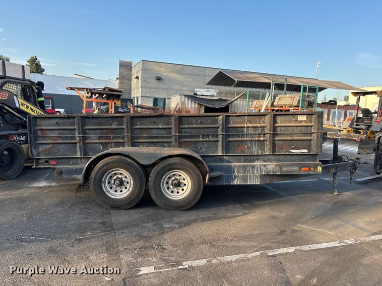 image for item EL2587 2018 Carson Trailer dump trailer