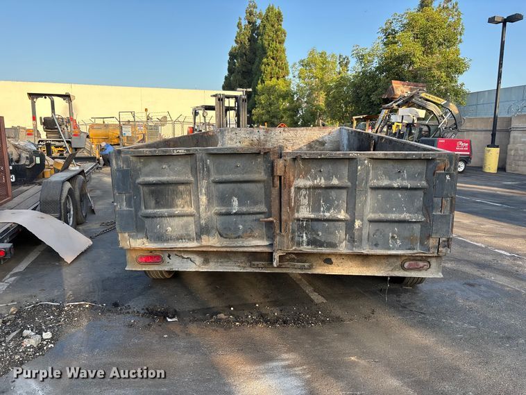 image for item EL2587 2018 Carson Trailer dump trailer