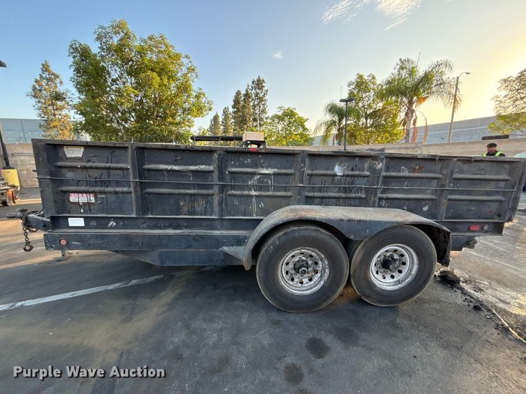 image for item EL2587 2018 Carson Trailer dump trailer