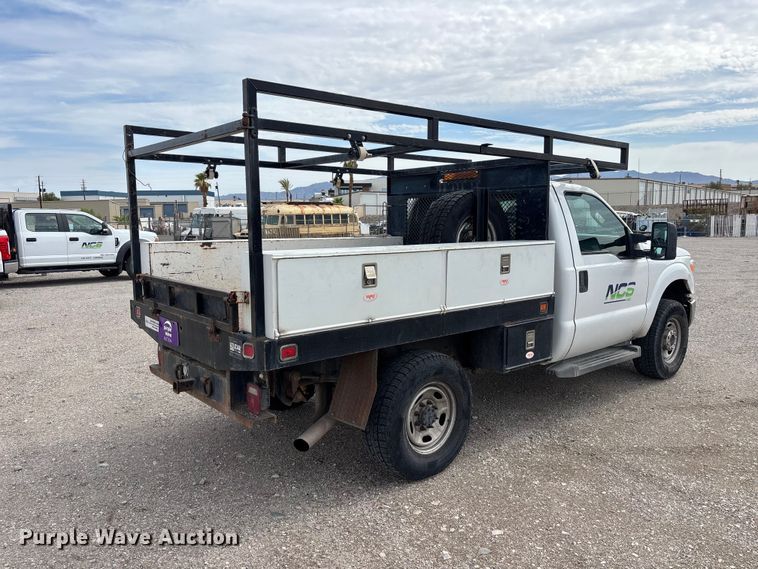 image for item EL2604 2012 Ford F250 Super Duty flatbed pickup truck