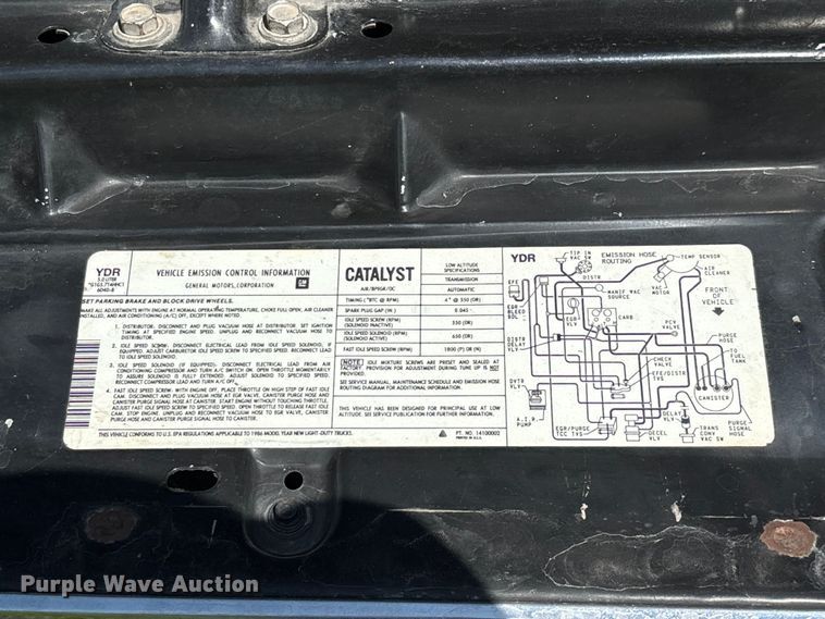 image for item EO4404 1986 Chevrolet Silverado K10 pickup truck