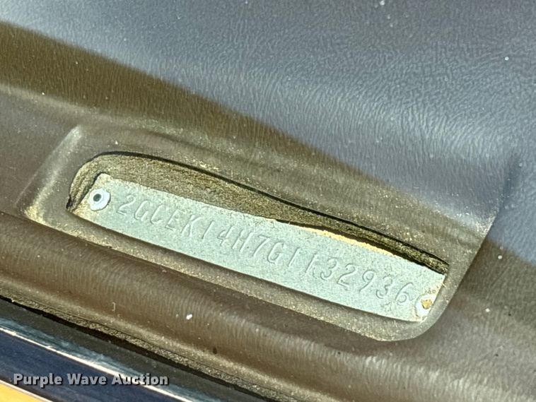 image for item EO4404 1986 Chevrolet Silverado K10 pickup truck