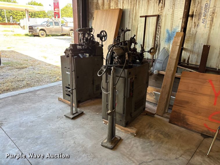(2) Traub bolt machines