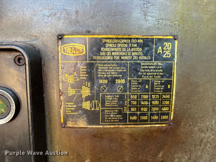 image for item EO4462 (2) Traub bolt machines