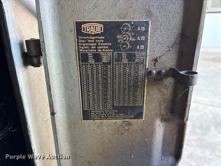 image for item EO4462 (2) Traub bolt machines