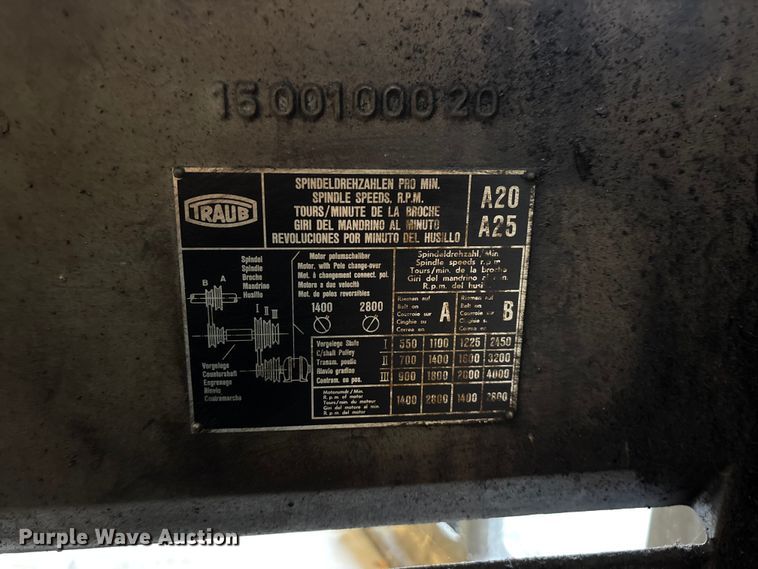 image for item EO4462 (2) Traub bolt machines