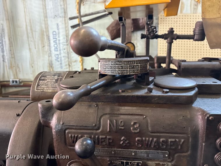 image for item EO4463 Warner & Swasey No. 3 lathe